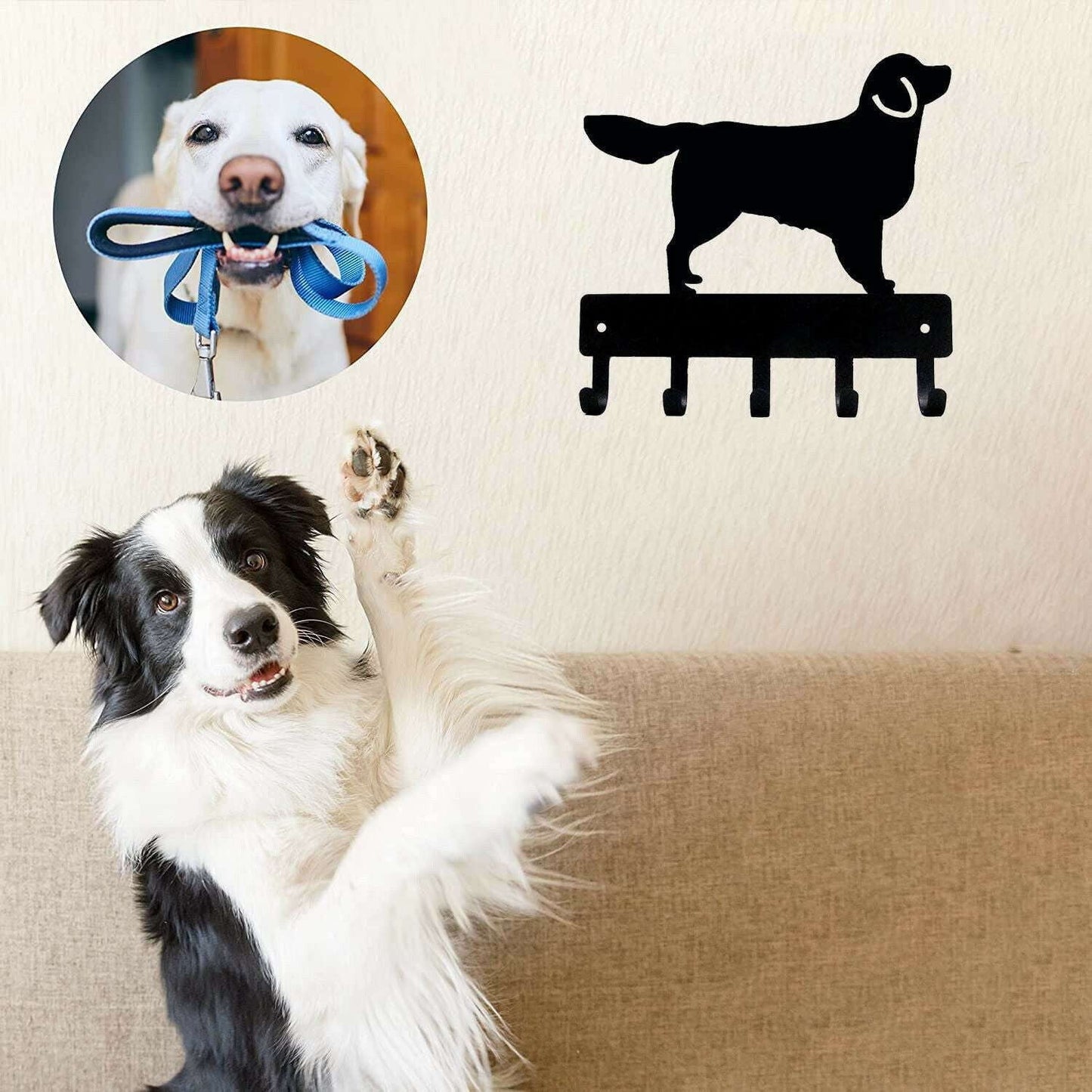 Dog key hook, Iron key organizer, Metal wall hanger - available at Sparq Mart