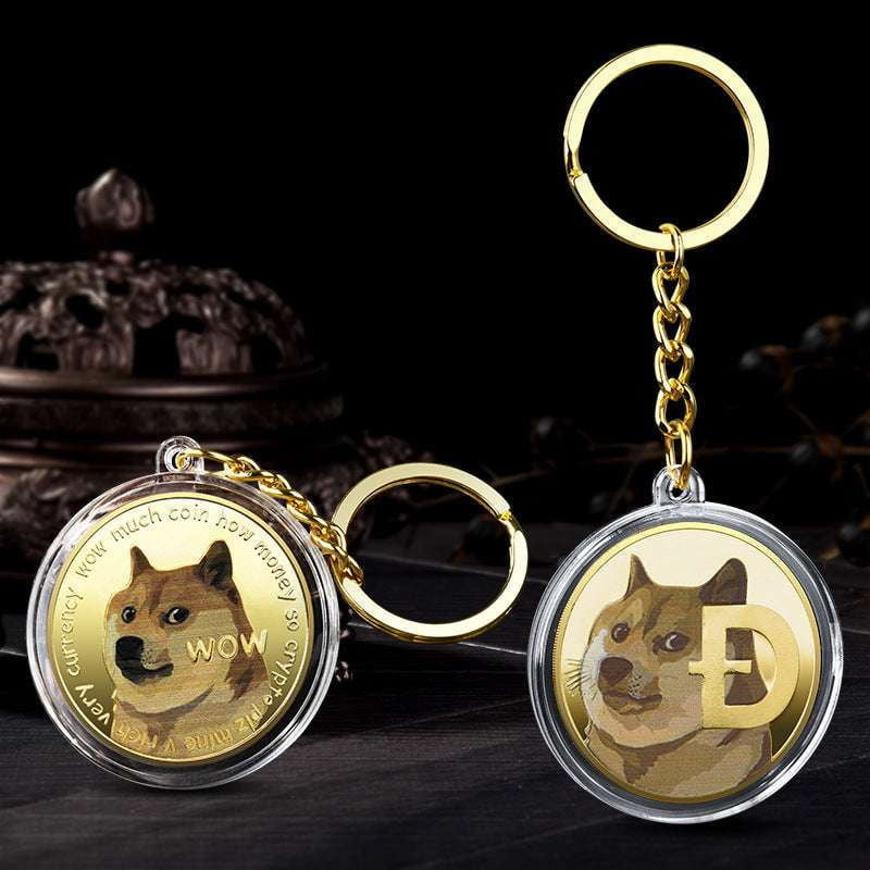 Buy Dogecoin Keychain, Dogecoin Keychain, Unique Keychain - available at Sparq Mart