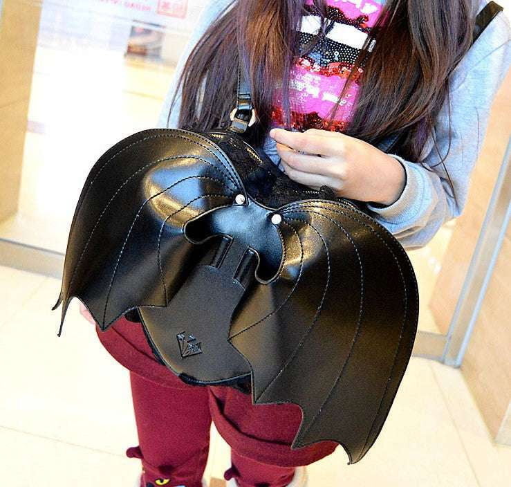 angel devil backpack, gothic bat backpack, stylish wings backpack - available at Sparq Mart