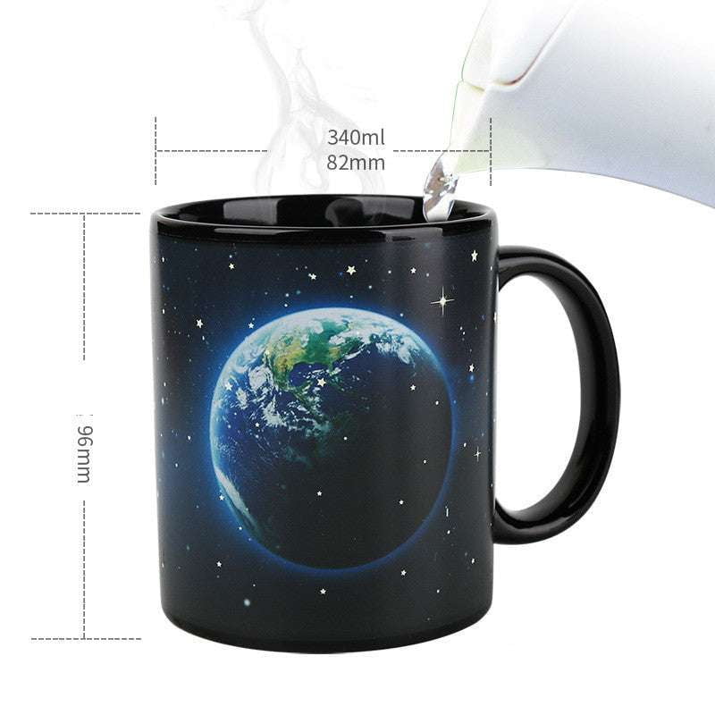 Gradient Ceramic Mug, Starry Sky Mug, Temperature Sensitive Mug - available at Sparq Mart