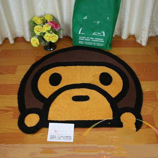 Comfortable Hall Pillow, Monkey Cushion Decor, Unique Carpet Cushion - available at Sparq Mart