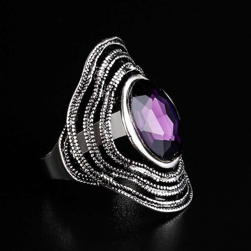 Artistic Jewelry Design, Hollow Statement Ring, Unique Silver Ring - available at Sparq Mart