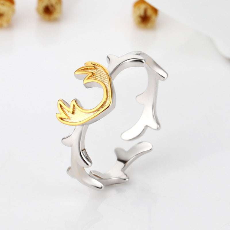 Adjustable Design Ring, Female Niche Ring, Valentine's Horn Ring - available at Sparq Mart