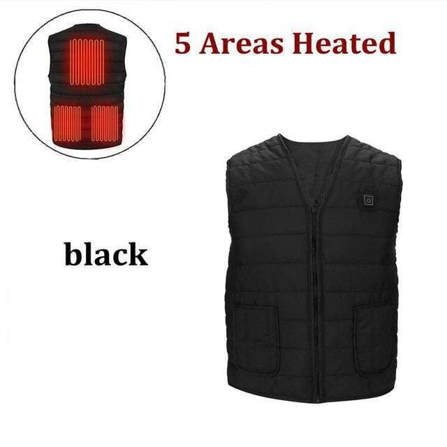 Smart Heated Jacket, USB Charging Vest, Winter Layering Essentials - available at Sparq Mart