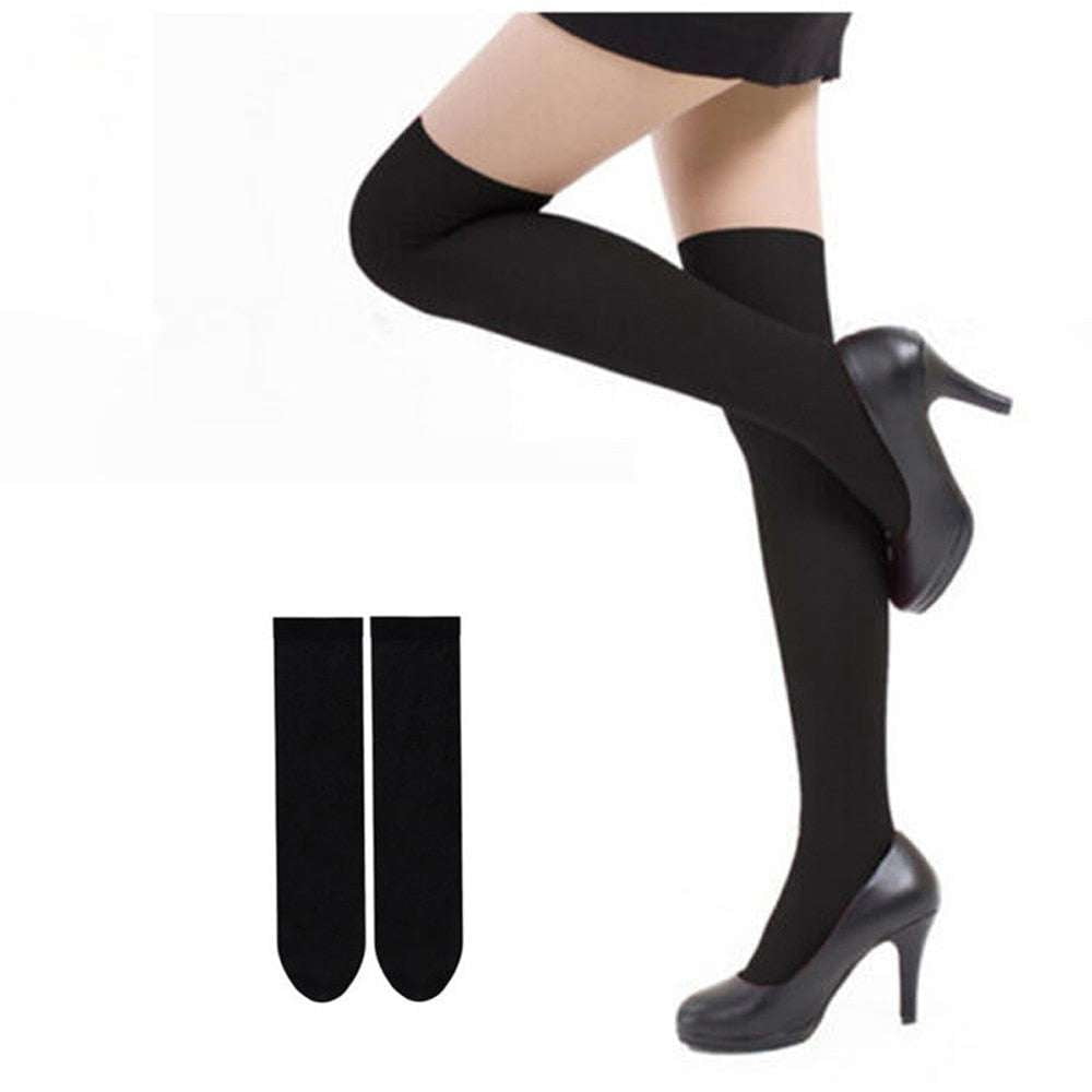 Over-Knee Stockings, Princess Thigh-Highs, Velvet Dance Socks - available at Sparq Mart