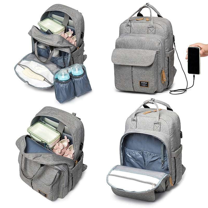 Baby Bag Organizer, Mommy Diaper Backpack, Travel Storage Bag - available at Sparq Mart