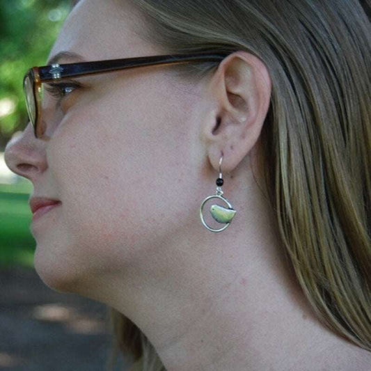 Gemstone Drop Earrings, Unique Animal Jewelry, Vintage Bird Earrings - available at Sparq Mart