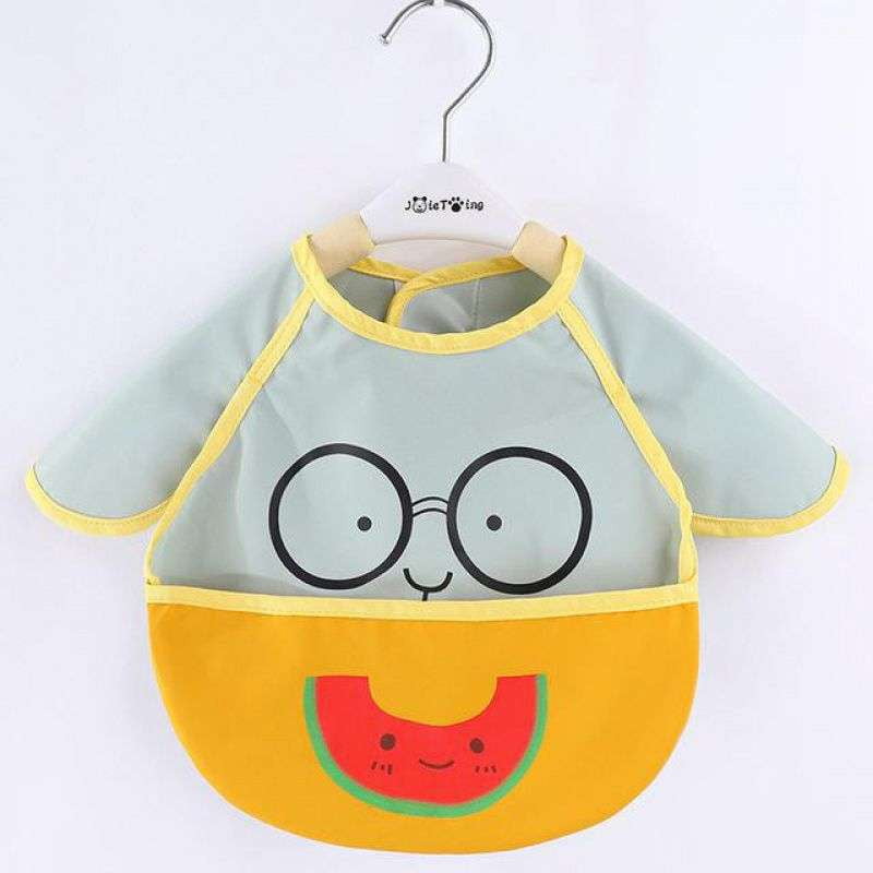 Easy-Clean Baby Apron, Versatile Toddler Bibs, Waterproof Bib Overalls - available at Sparq Mart