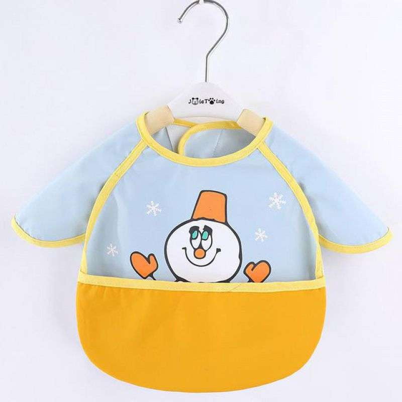 Easy-Clean Baby Apron, Versatile Toddler Bibs, Waterproof Bib Overalls - available at Sparq Mart