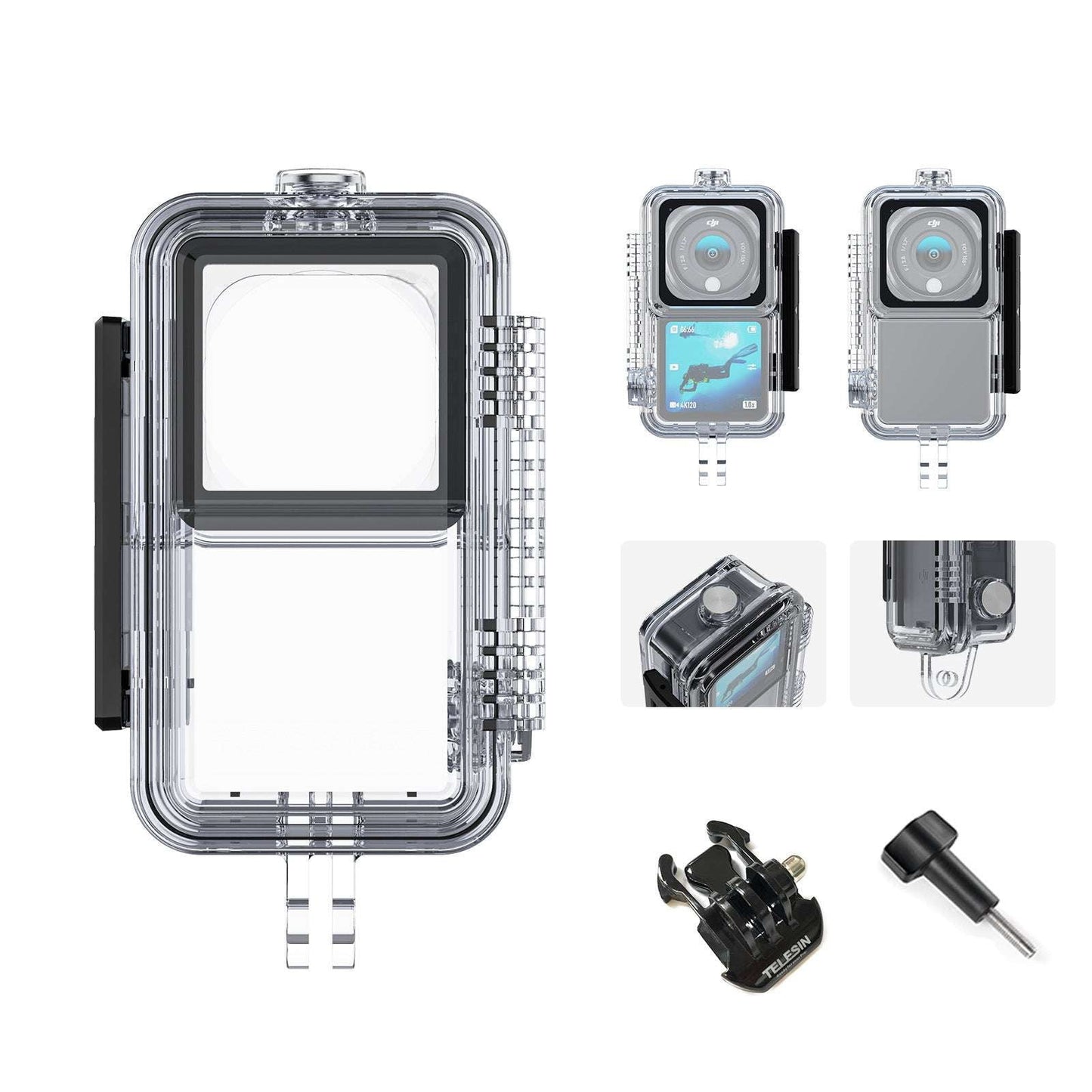 Sealed Camera Protector, Submersible Action Case, Waterproof Camera Case - available at Sparq Mart