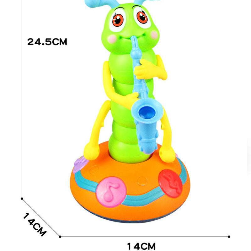 Children's Dancing Doll, Colorful Light-Up Toy, Musical Caterpillar Toy - available at Sparq Mart