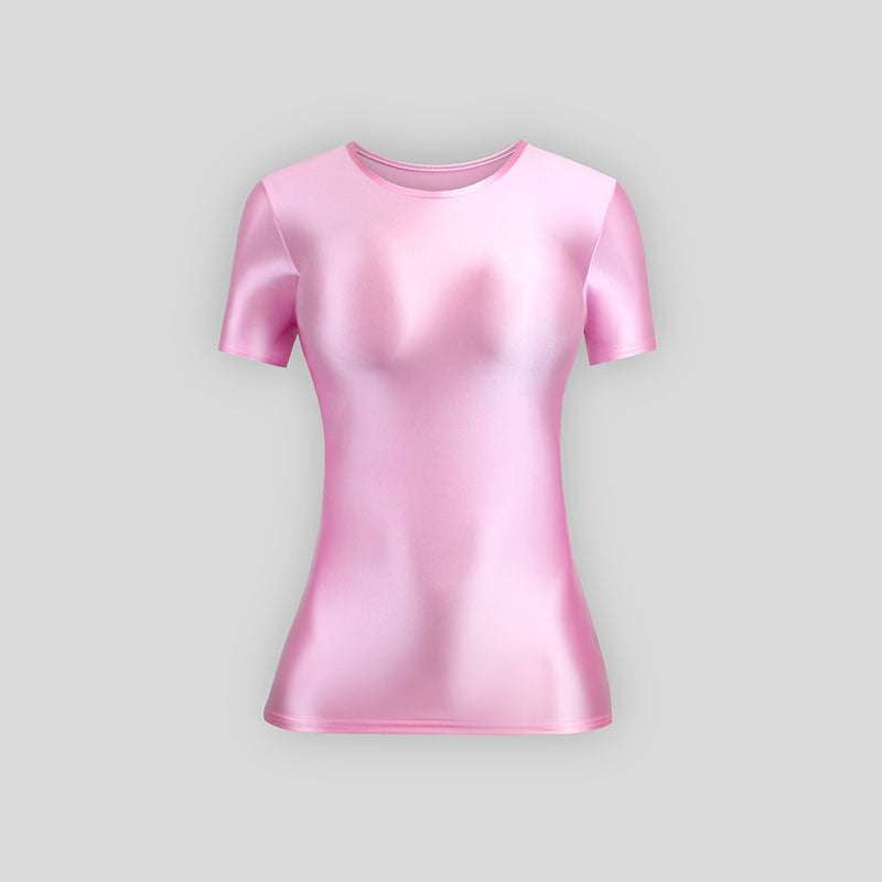 spandex sleeve shirt, stretch bottoming shirt, thin layering top - available at Sparq Mart