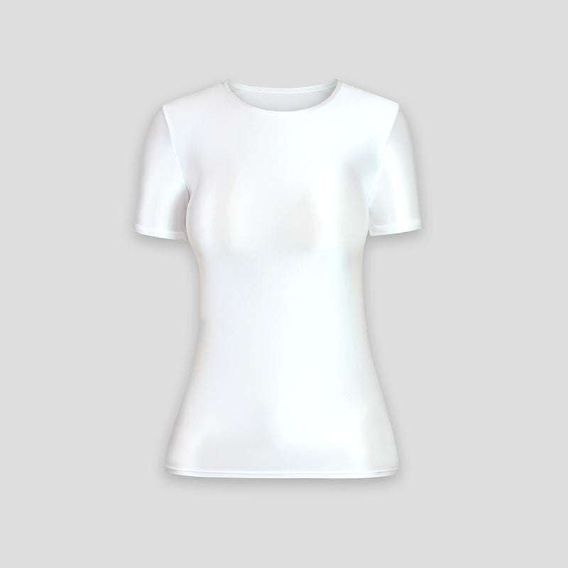 spandex sleeve shirt, stretch bottoming shirt, thin layering top - available at Sparq Mart