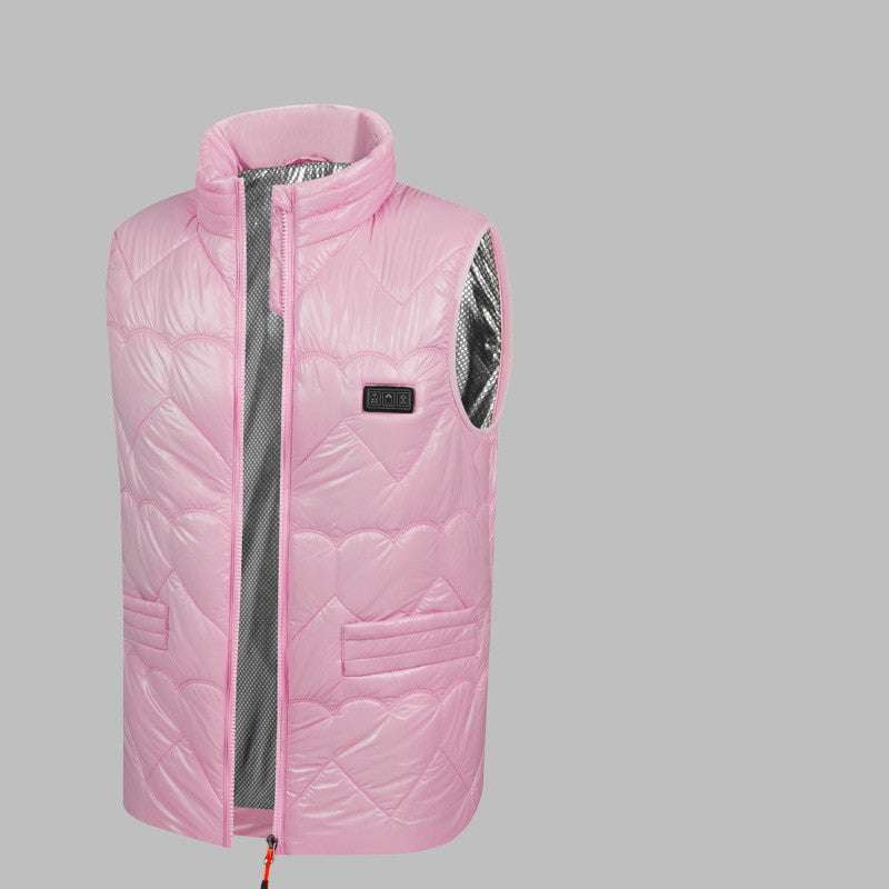 Electric Heating Jacket, Self-heating Outerwear, USB Heated Vest - available at Sparq Mart