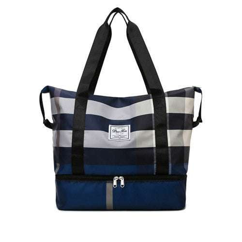 Dry Wet Separation, Shoe Compartment Bag, Yoga Gym Tote - available at Sparq Mart