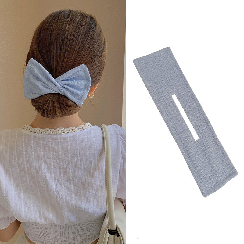 Bow Hairpin Style, Chic Hair Accessory, Japanese Bow Clip - available at Sparq Mart